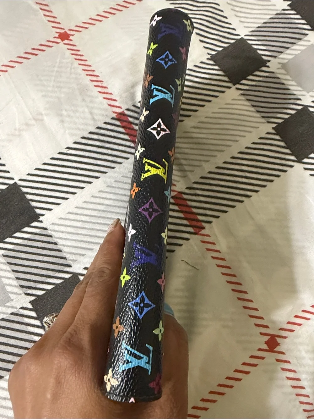 Louis Vuitton Black Multicolor Monogram Zip Wallet